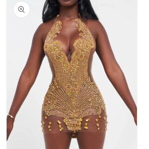 Custom Gold Birthday Dress